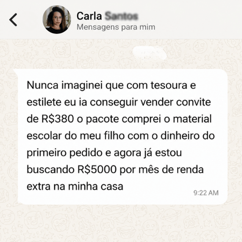 Depoimento de Carla Santos