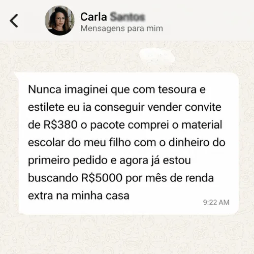 Depoimento de Carla Santos