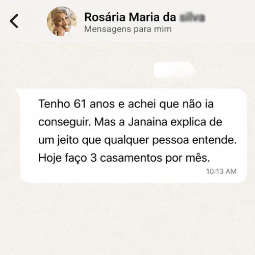 Depoimento de Rosária Maria