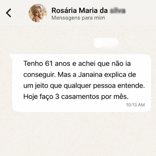 Depoimento de Rosária Maria